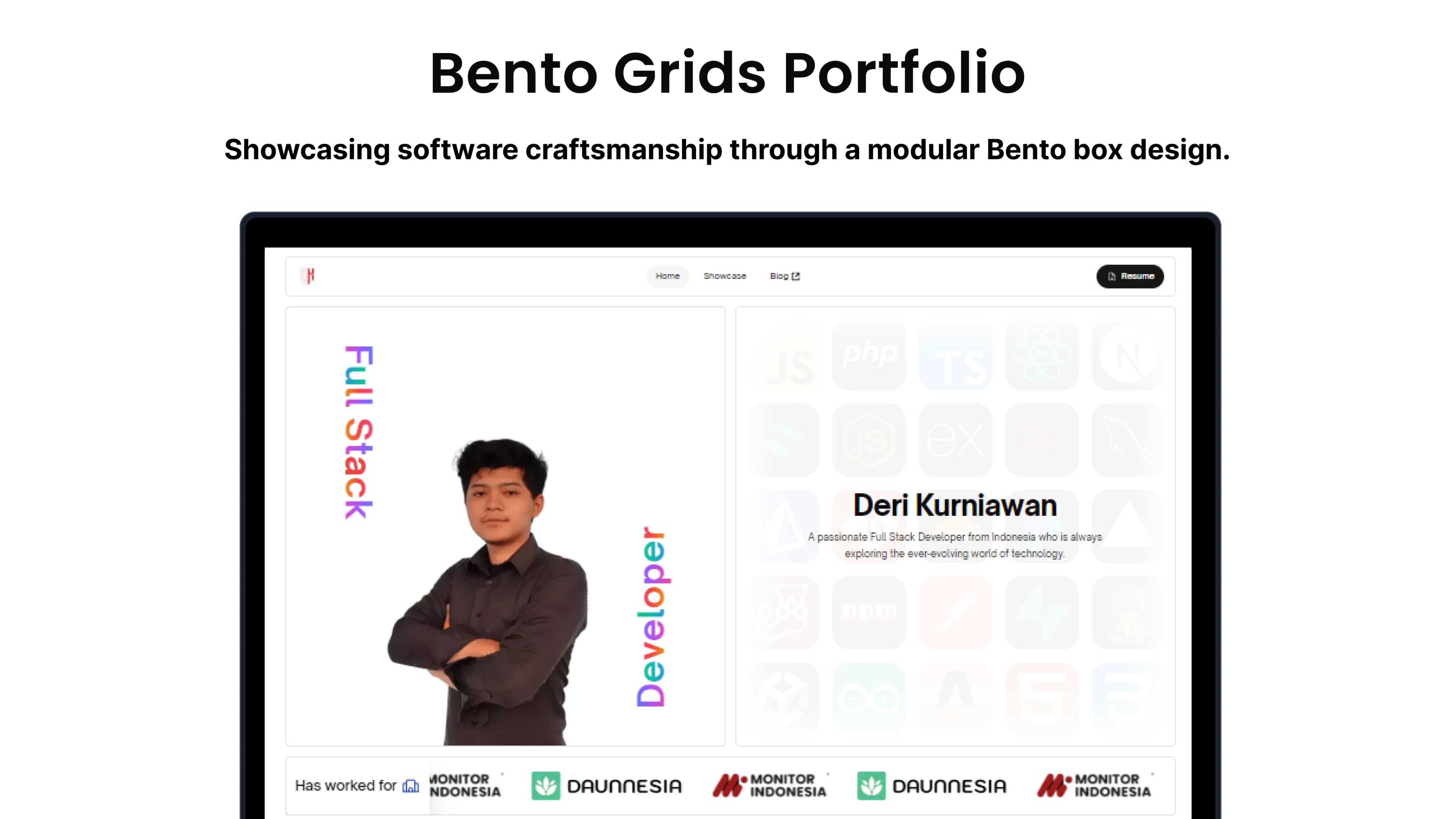 Bento Grids Portfolio