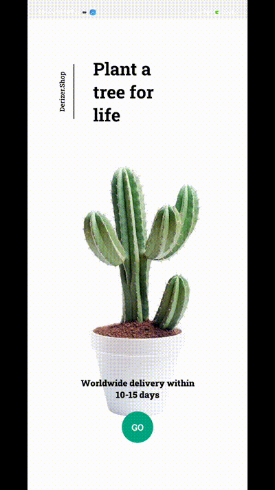 Plant Shop Mobile App Demo